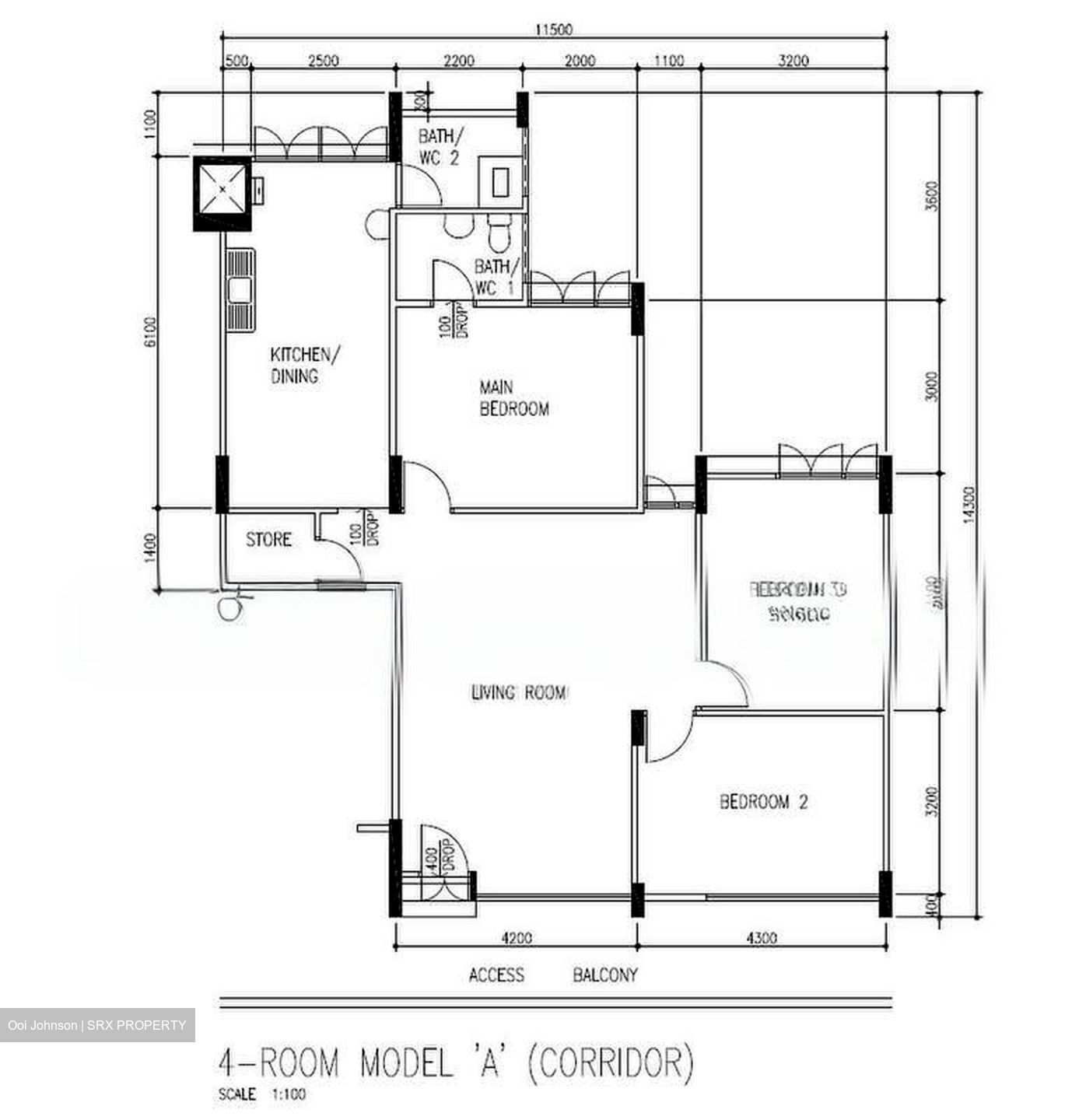 Blk 112 Bukit Purmei Road (Bukit Merah), HDB 4 Rooms #566516391